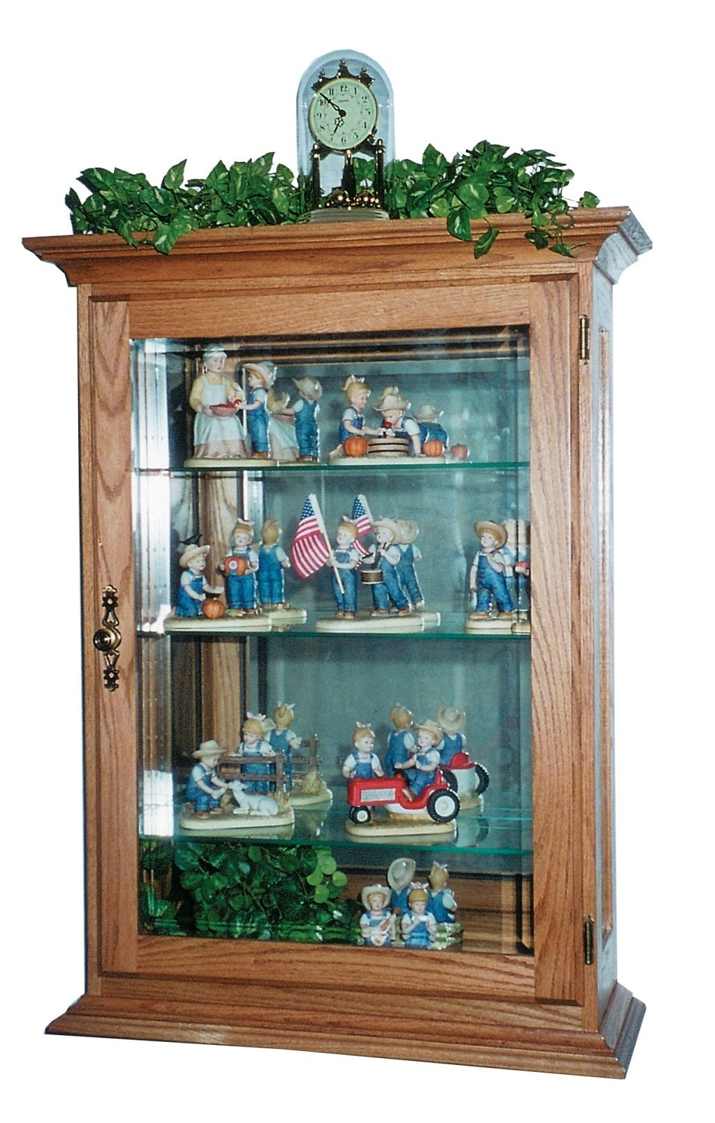 Hanging wall curio cabinet 1