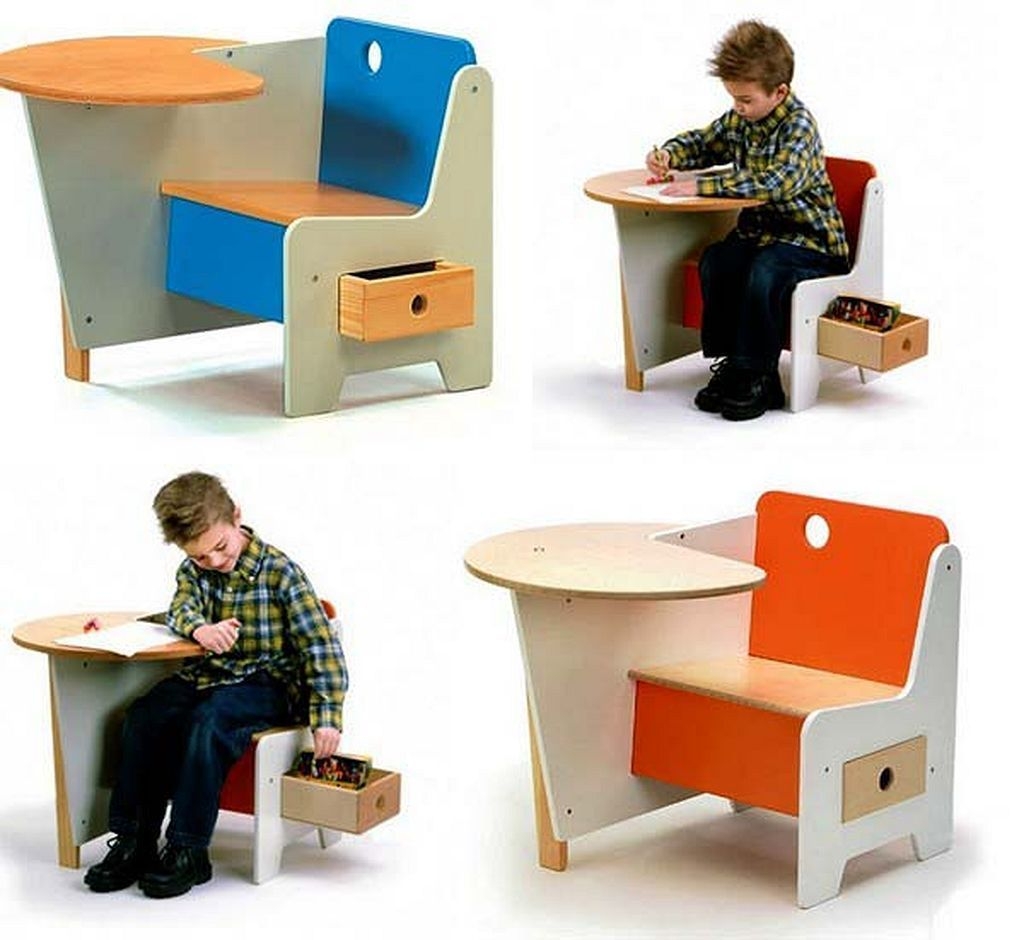childrens table & chairs with storage