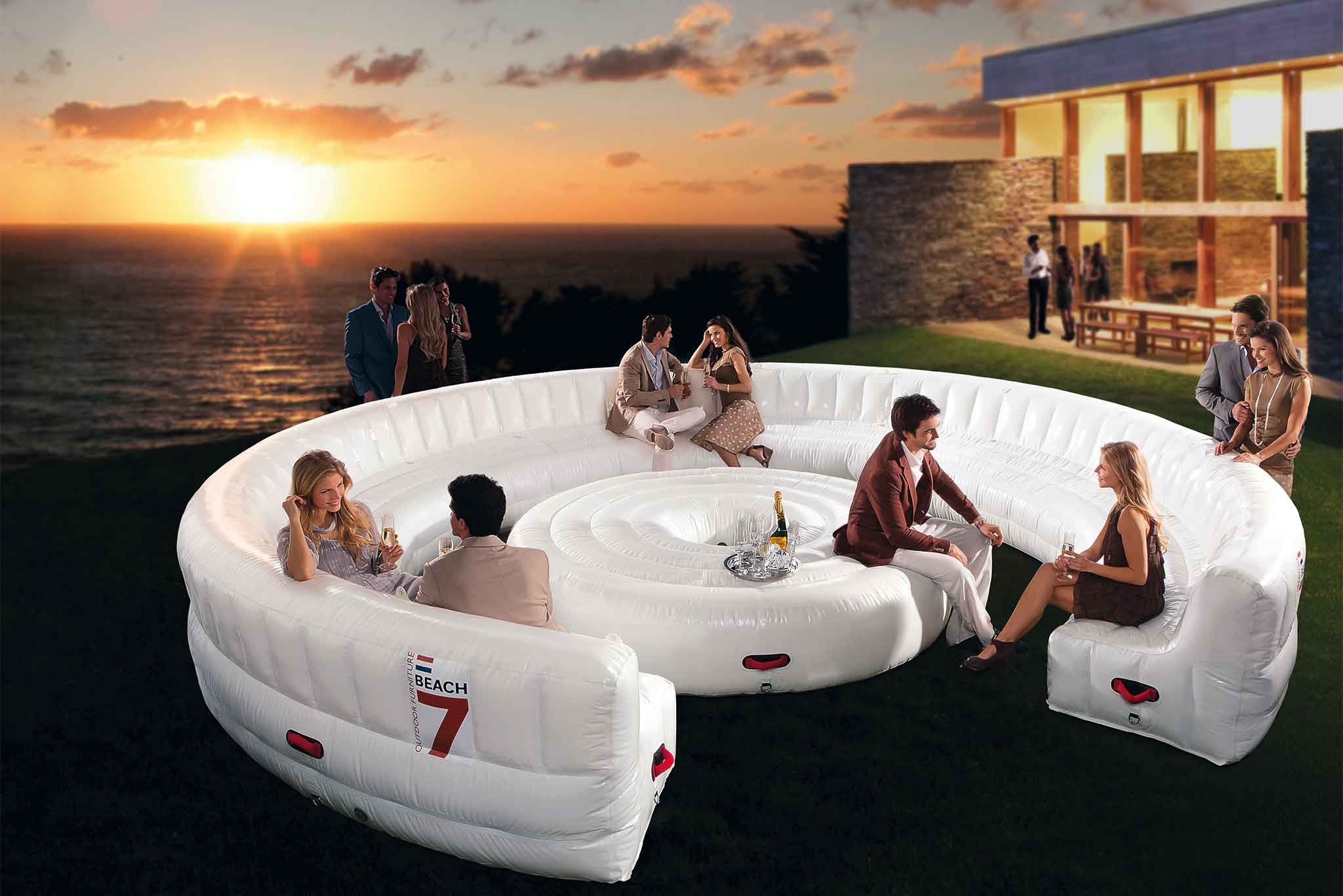 Blow up lounge chair