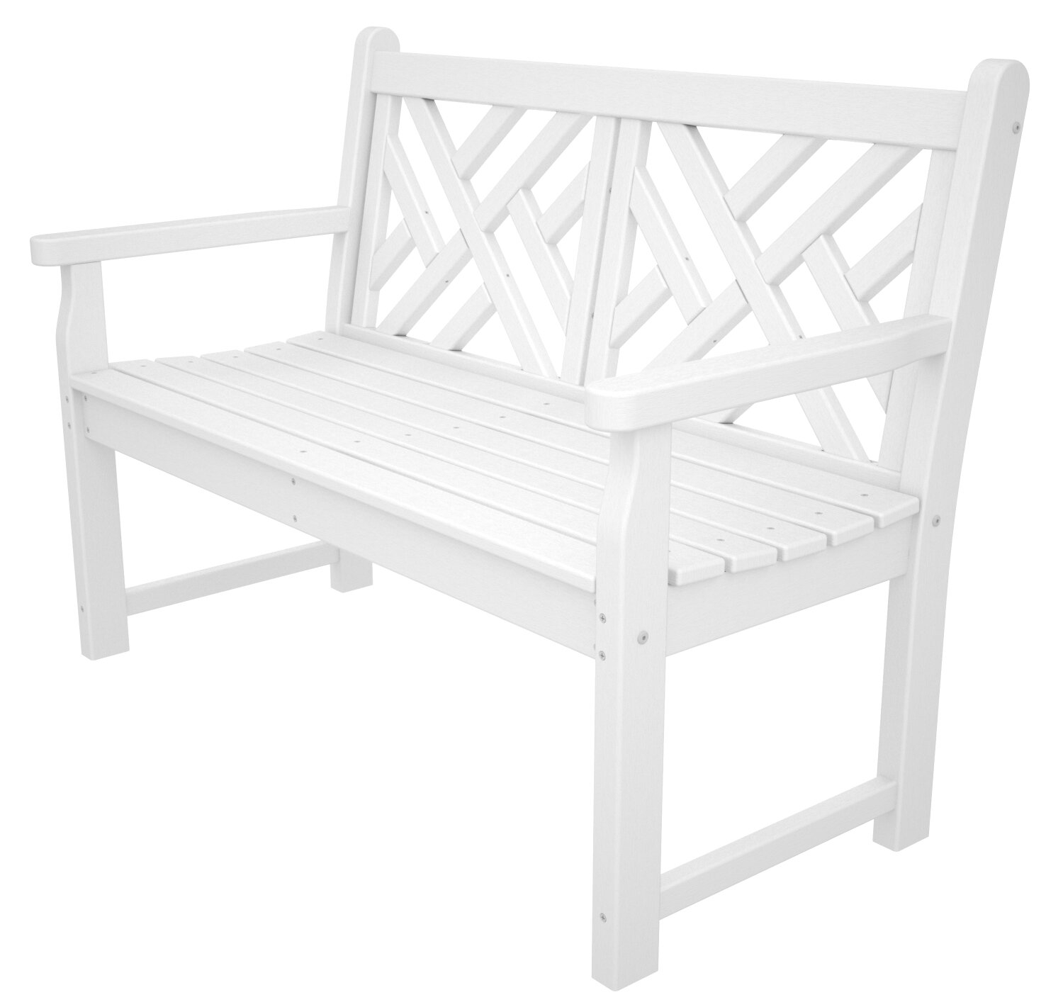 Chippendale 48-Inch Outdoor Bench