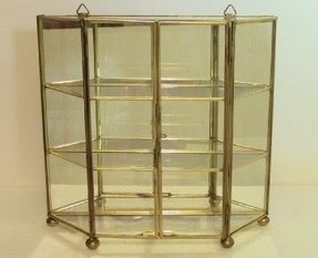 Small Glass Curio Cabinet Display Case - Foter