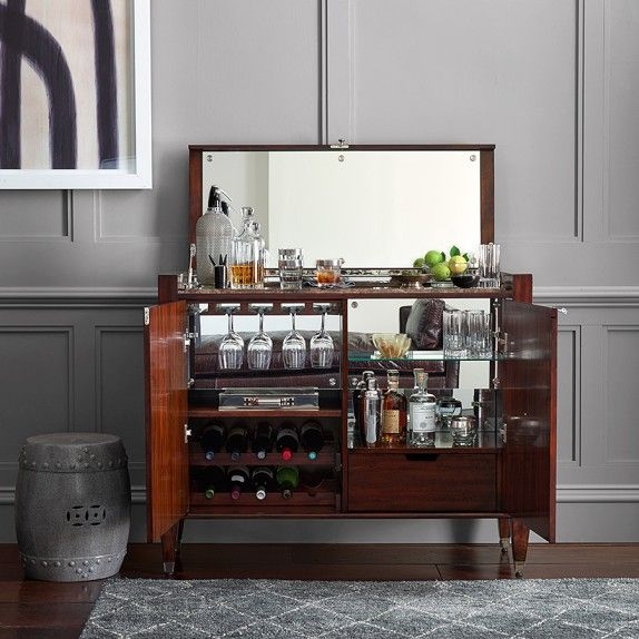 hidden bar cabinet design