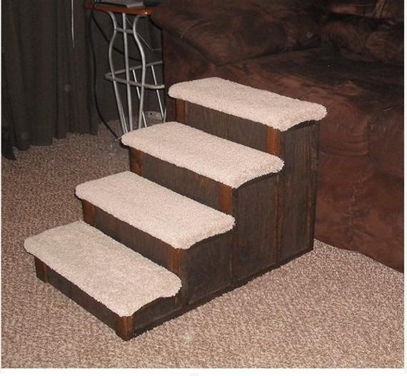 Homemade pet stairs