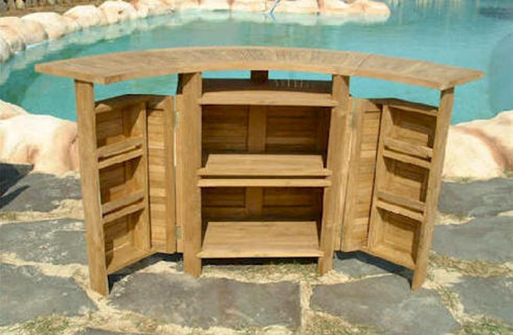 Teak Outdoor Bar