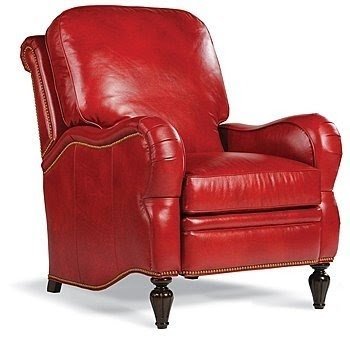 Red leather chairs 5