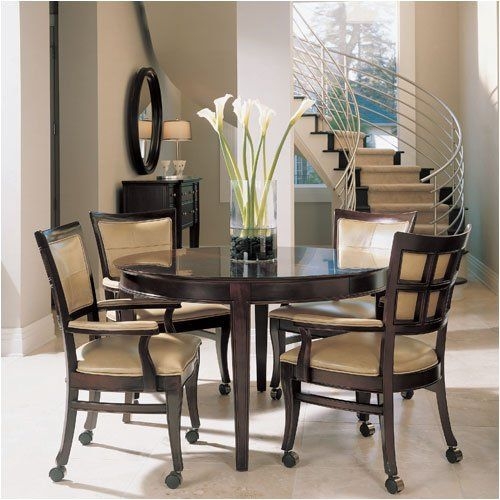 Round dining room sets with leaf