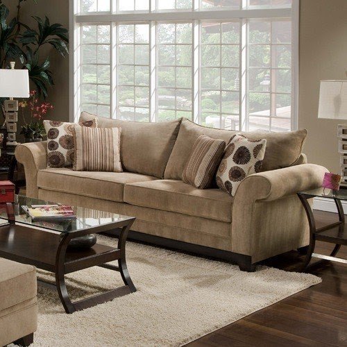 Simmons upholstery timothy queen sleeper sofa 3051qss contemporary