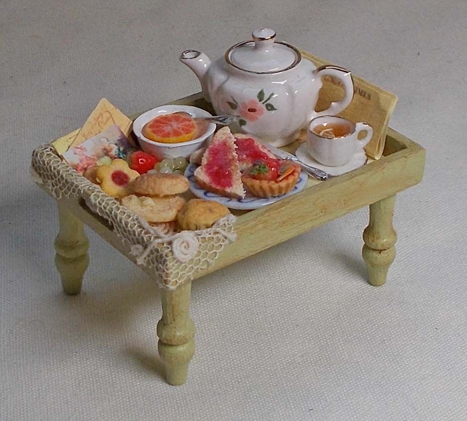 Antique breakfast trays 16