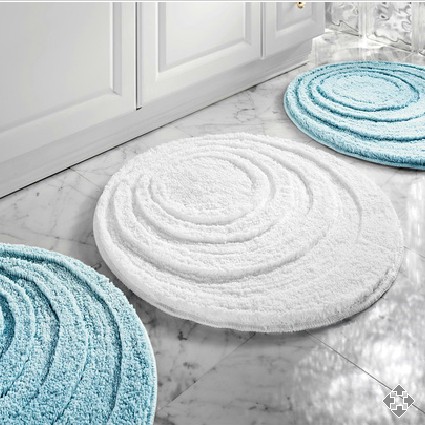 Bath linen fine weave provides comfortable unique and luxurious bath