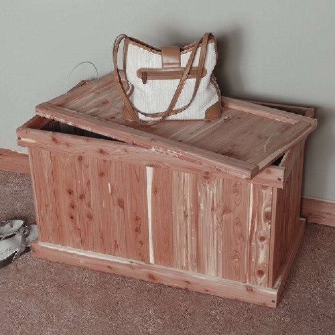 Cedar storage chests 17