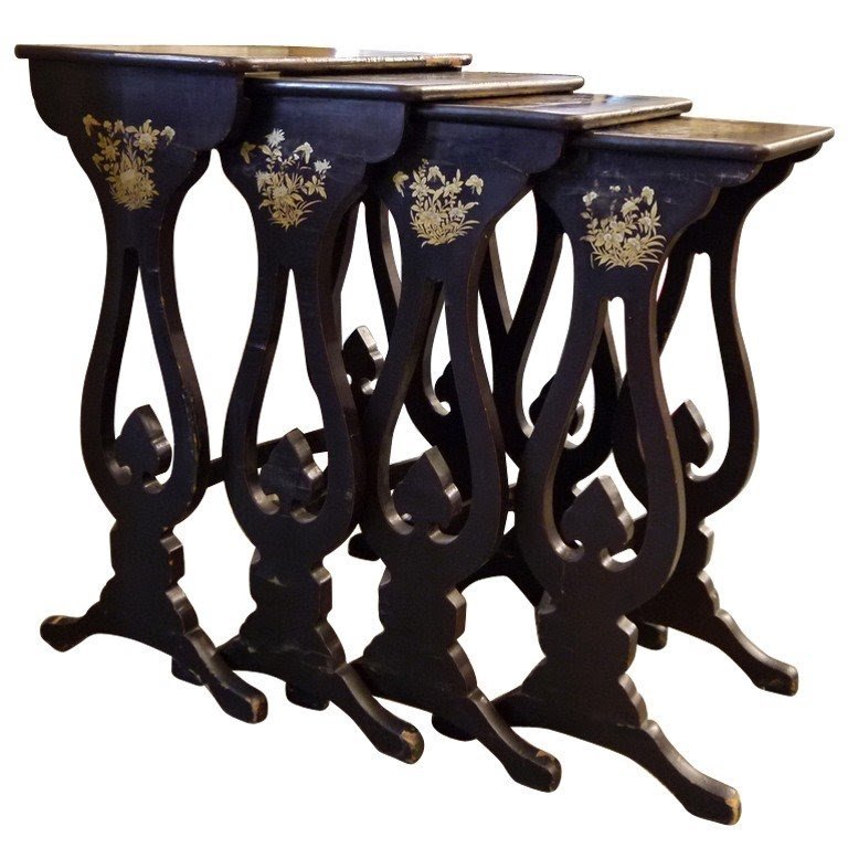Fine Set Of Four Chinese Nesting Tables