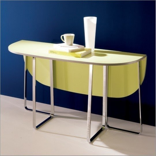 Folding table oval table