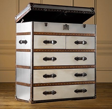 Mayfair steamer chest brushed steel need