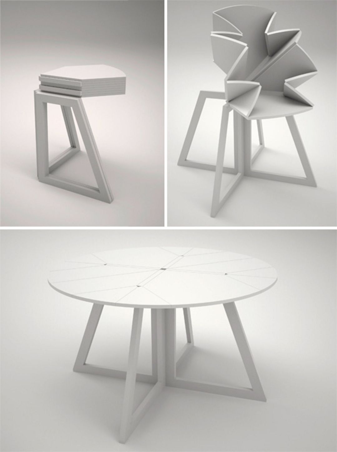Round folding tables 1
