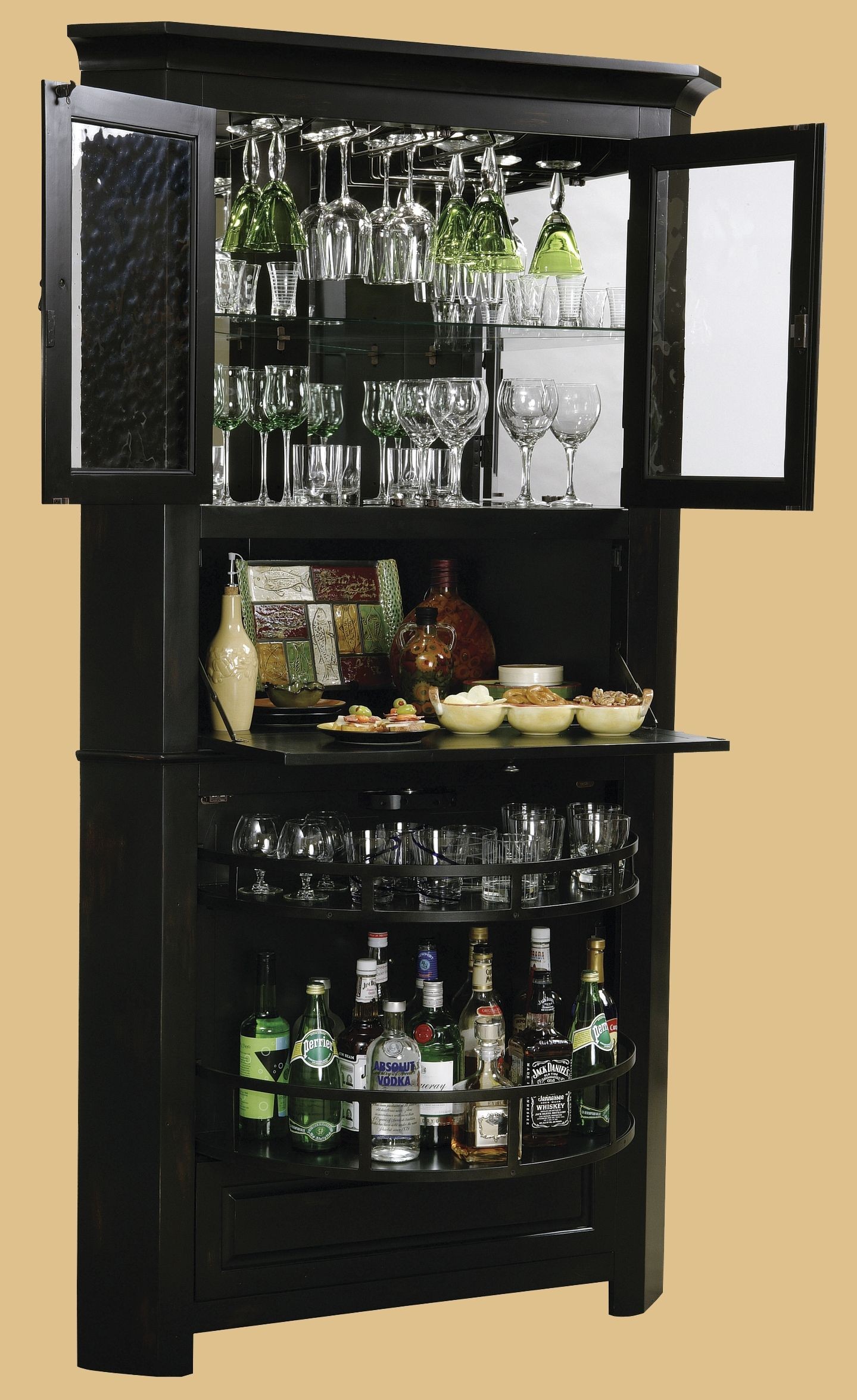 Cabinet for glasses on sale and storage wine