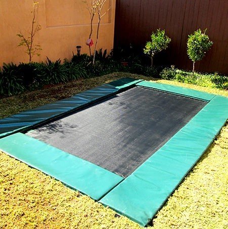Trampoline with cover