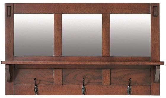 mirror coat rack