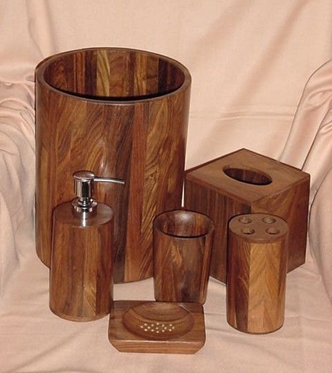 Wooden Bathroom Accessories - Foter