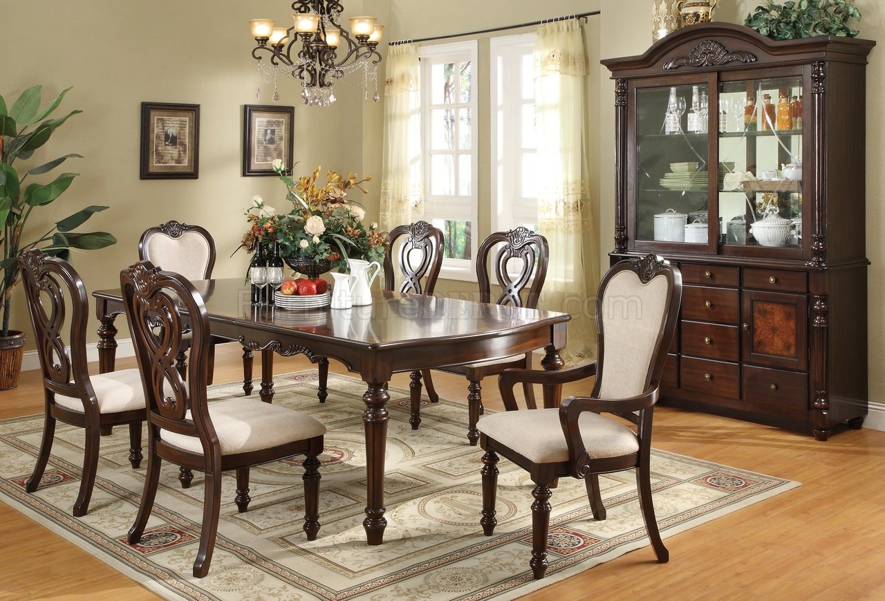 102 linwood cherry formal dining table set