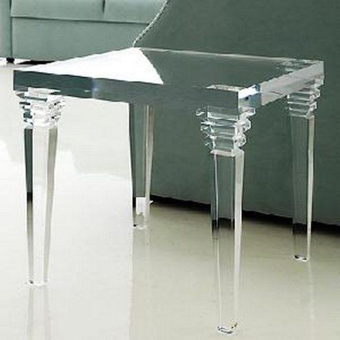 Crystal acrylic side console table acrylic coffee table
