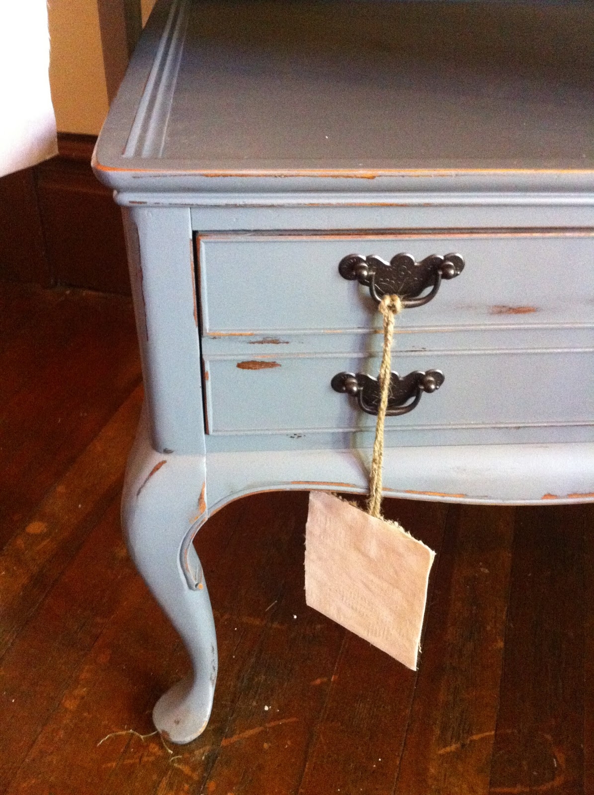 Distressed end table 5
