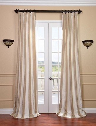 Faux Silk Taffeta Drapes - Foter