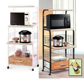 Bakers Rack For Microwave Foter Kitchen Microwave Utility Cart Rolling Shelf Bakers Rack Strip
