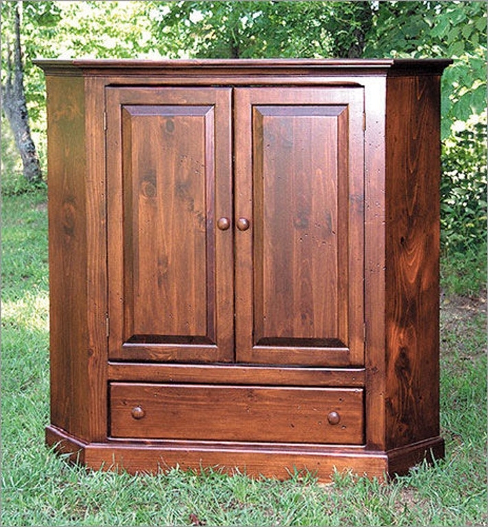 Corner tv deals cupboard with doors