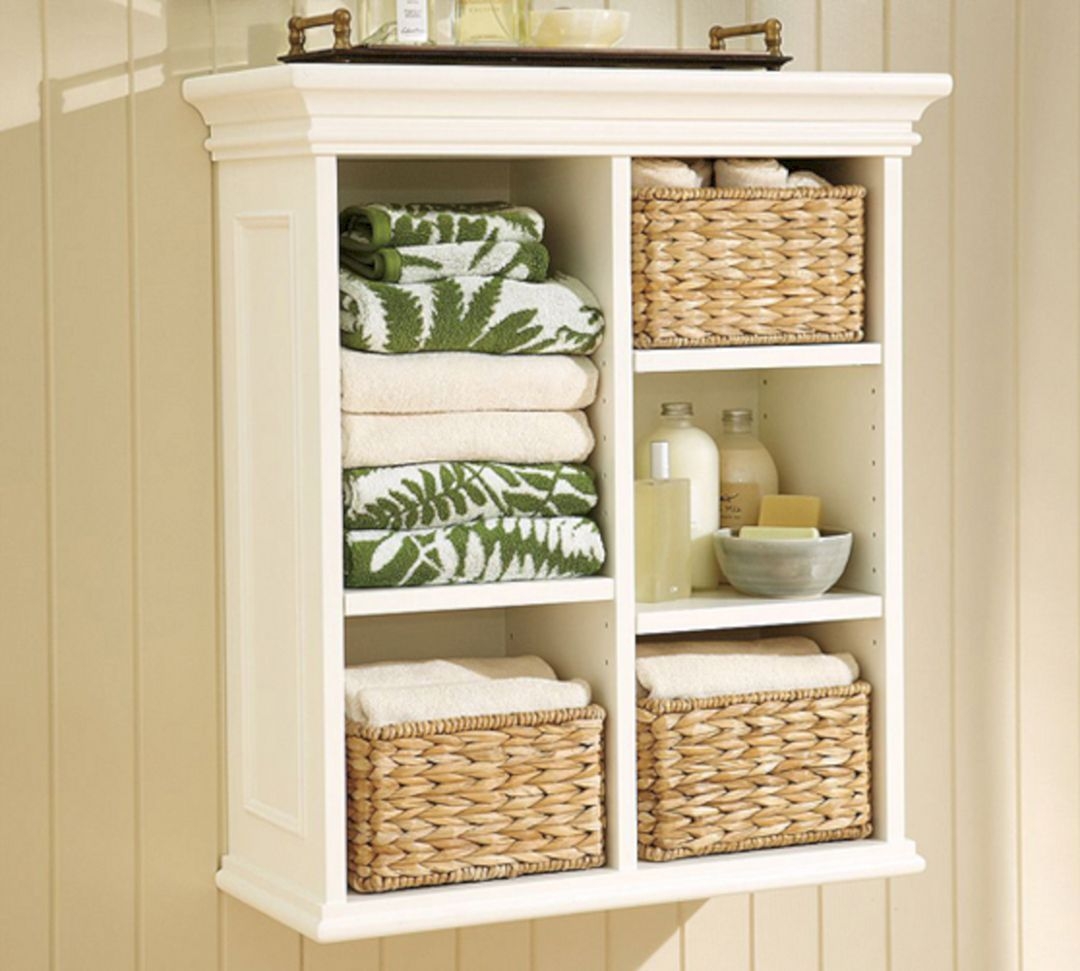 bathroom wall shelf unit