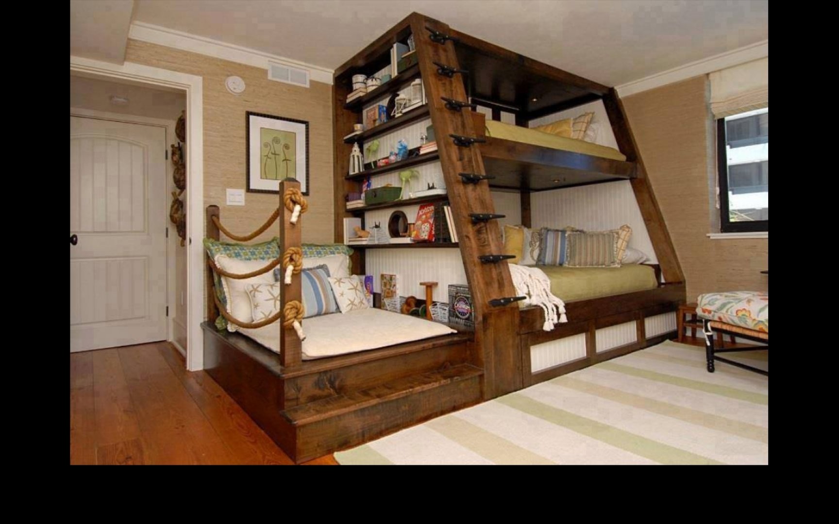 Double Bunk Bed With Desk Ideas On Foter