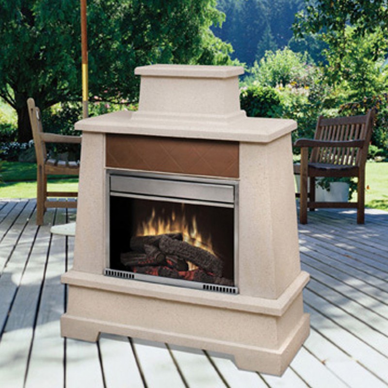 Dimplex sierra vista outdoor electric fireplace overview