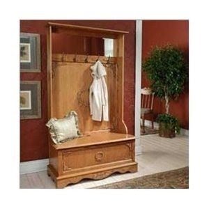 Oak Hall Tree Storage Bench Ideas On Foter