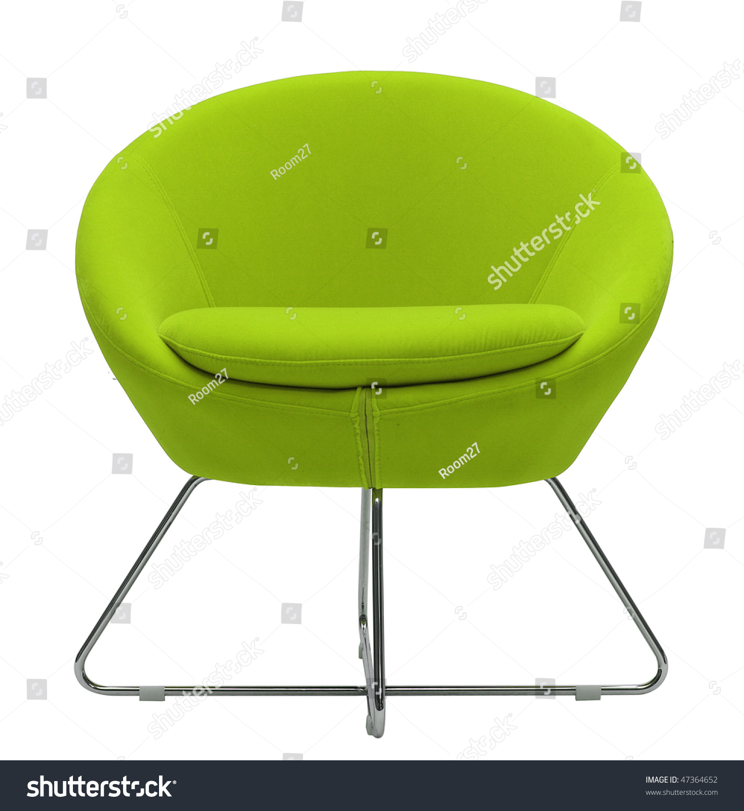 Lime green accent chair 1