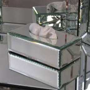 mirrored tissue box ebay
