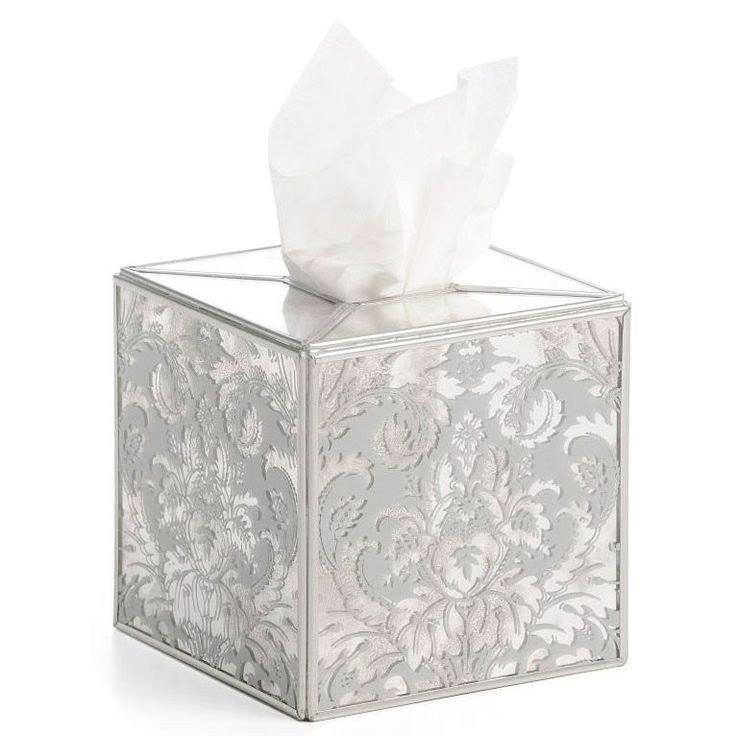 Mirrored Tissue Box Holder Design Ideas