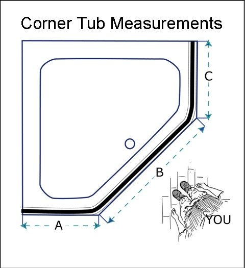 clawfoot tub measurements