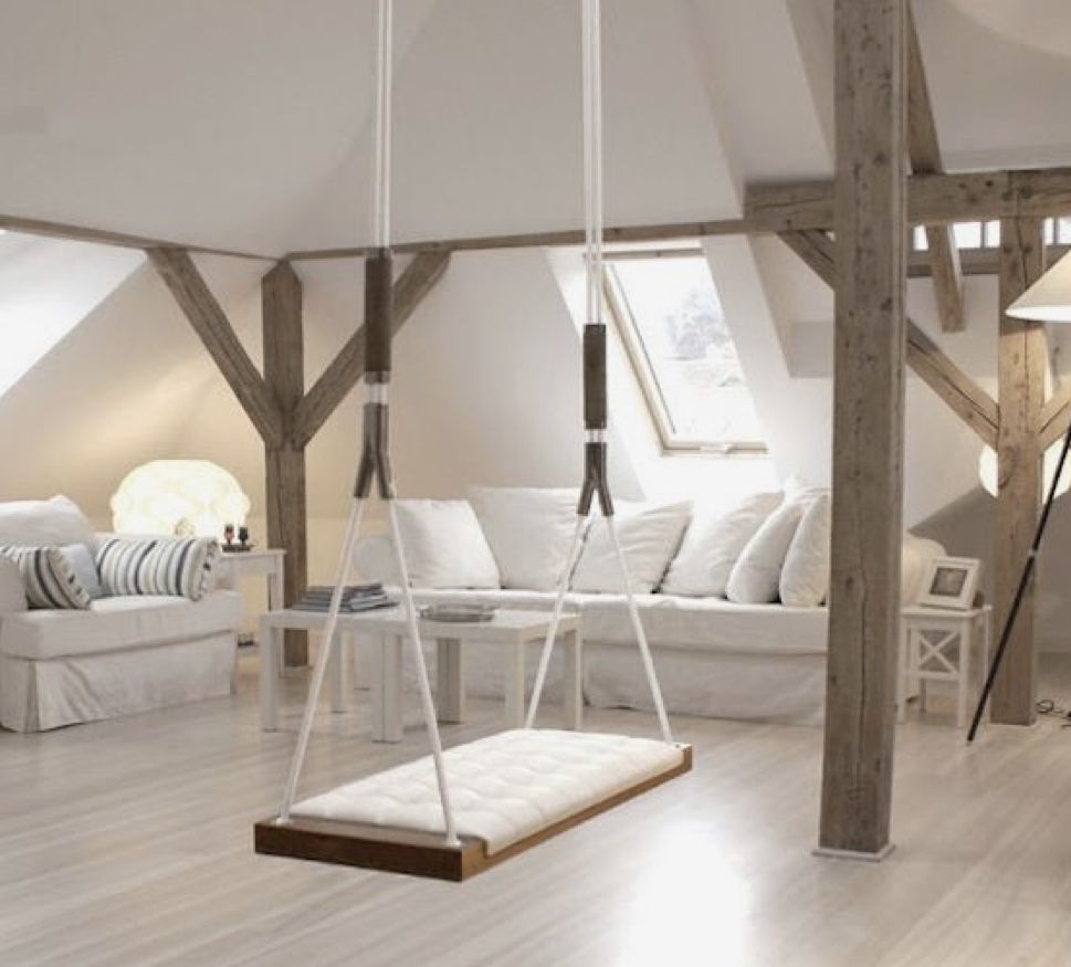 Modern top indoor swing