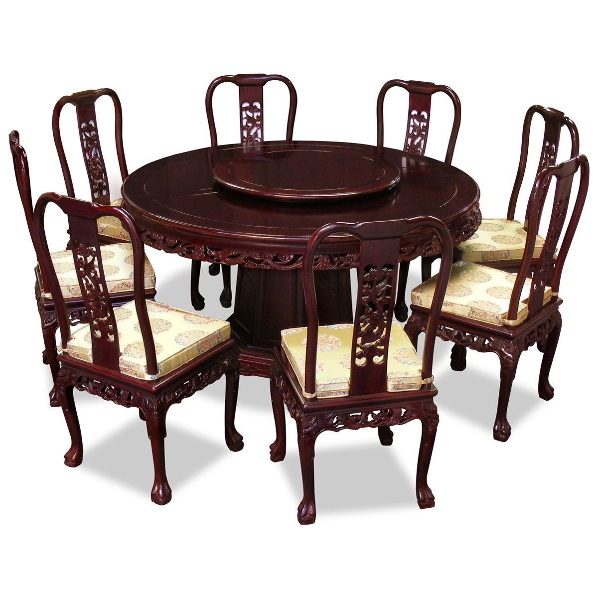Round dining table for eight people outstanding 60 inch round