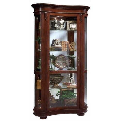 Solid wood curio cabinet 5