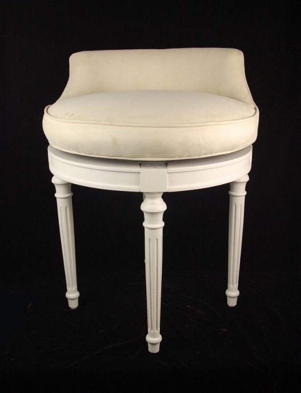Swivel vanity stool chair