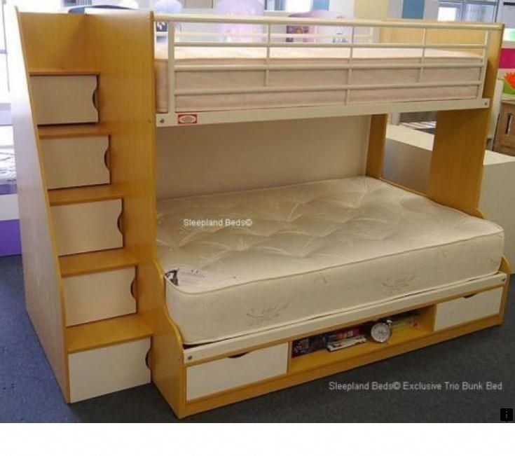 three sleeper bunk bed