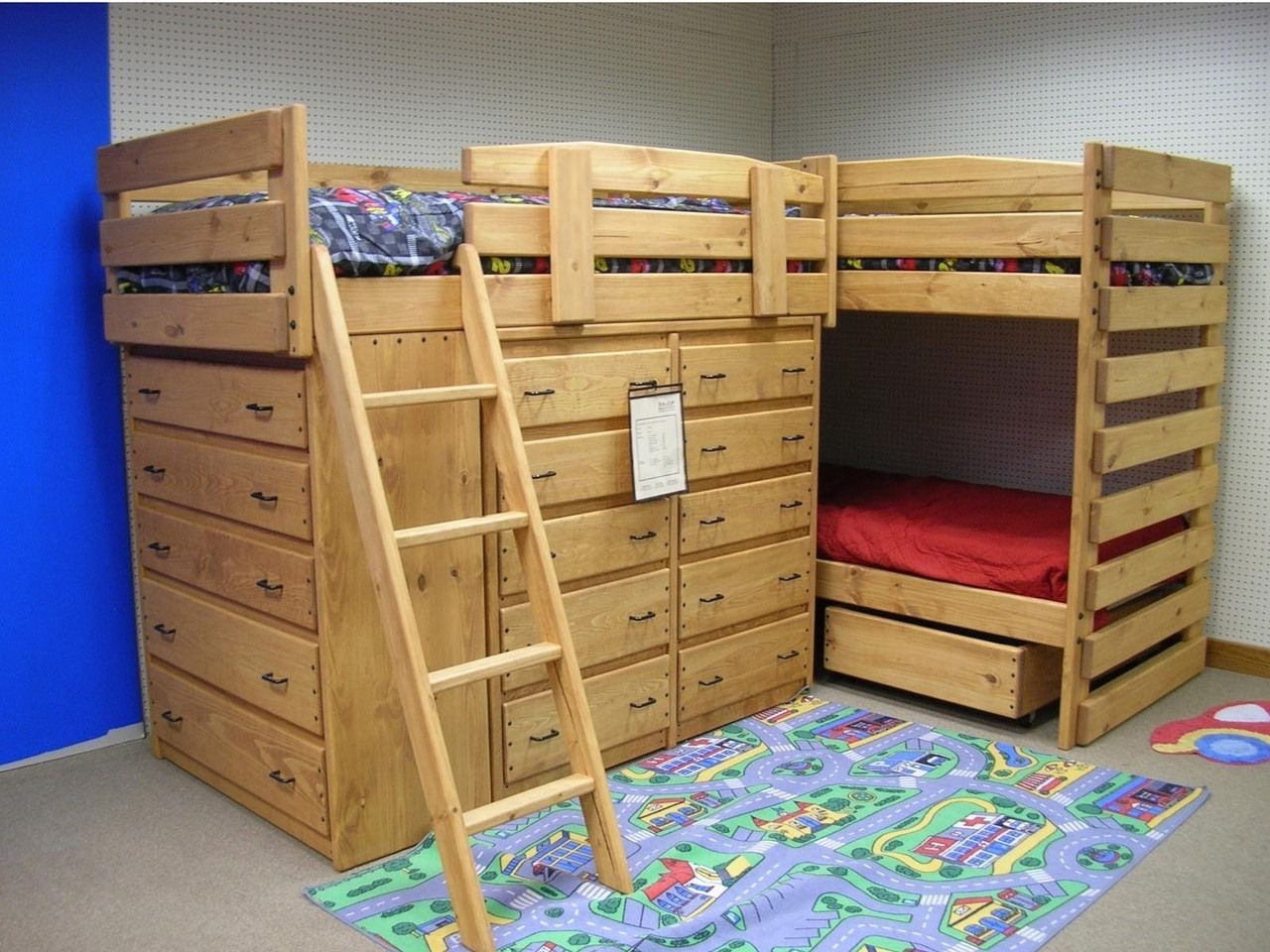 3 layer bunk beds for sale