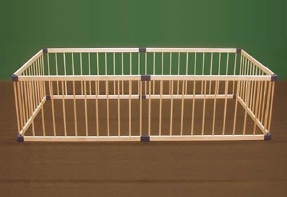 Wooden playpen store giant 8 panel