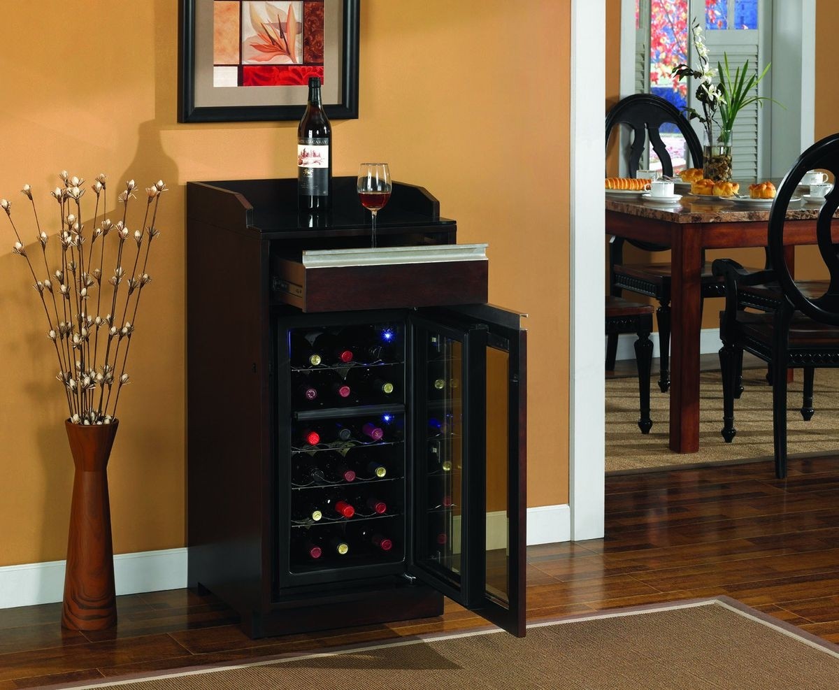 Wine cabinets can be an attractive addition to a home