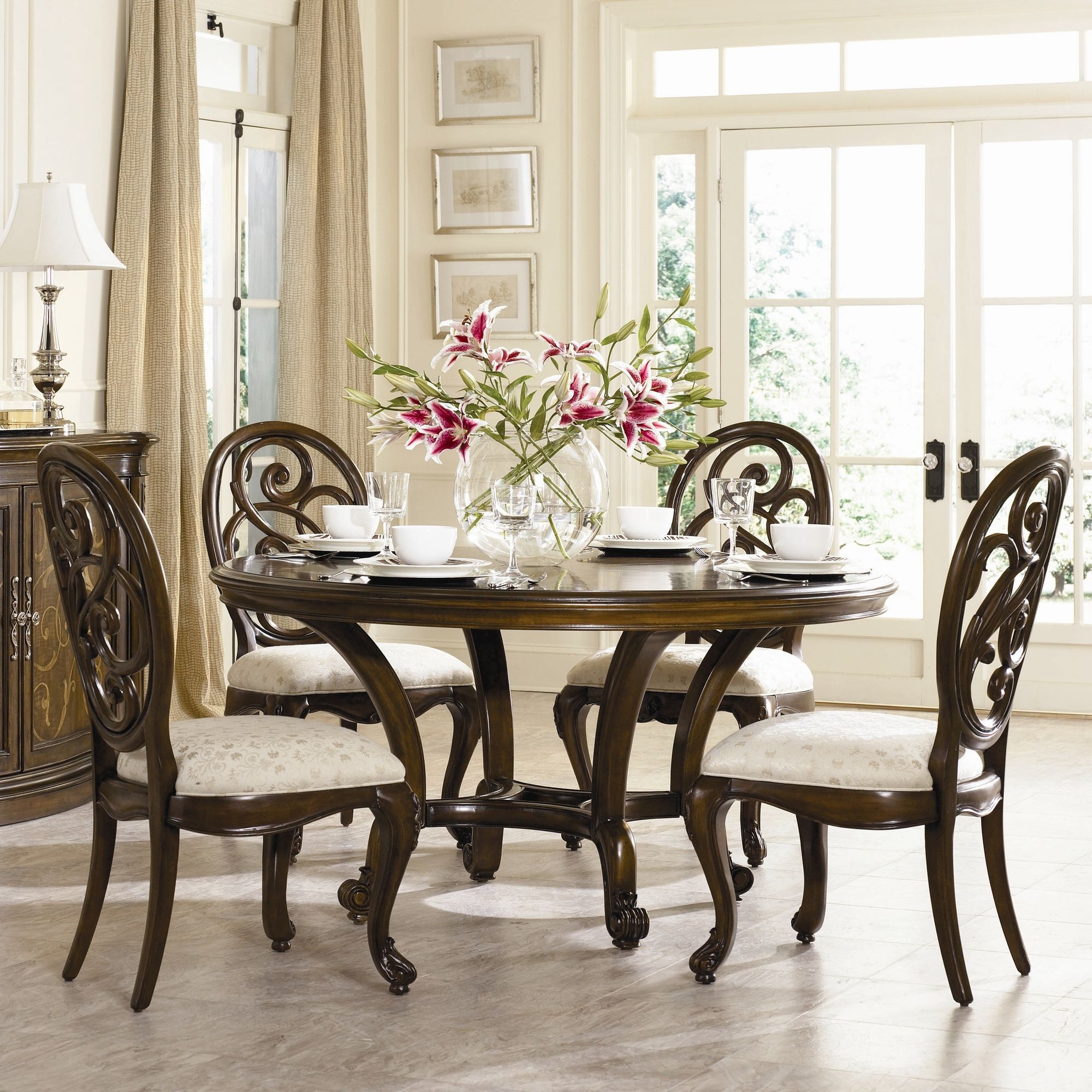 Attractive jcpenney furniture for dining room furniture set with round