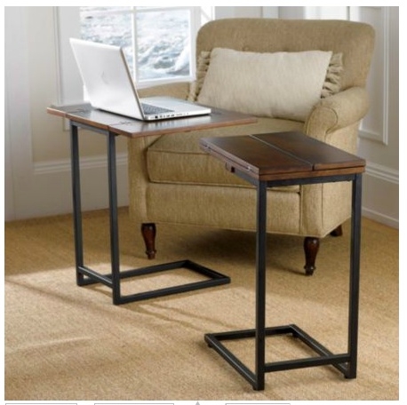 Expandable Living Room Tray Table Accent Side End Table Furniture New