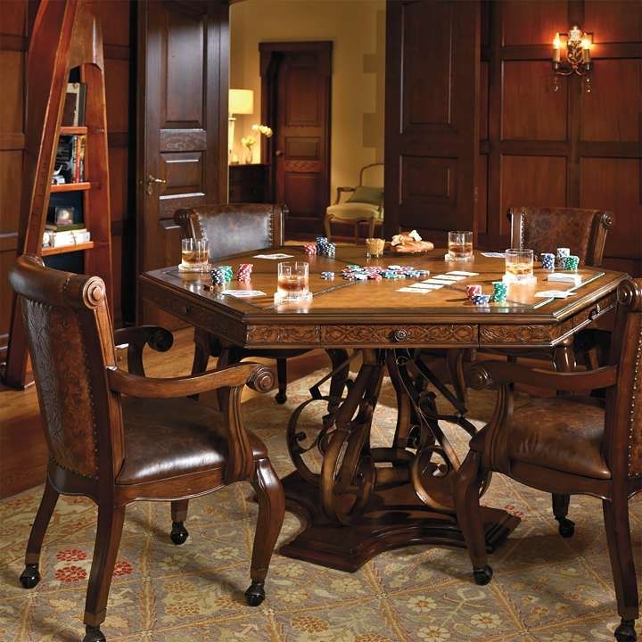 Round Game Table And Chairs Foter