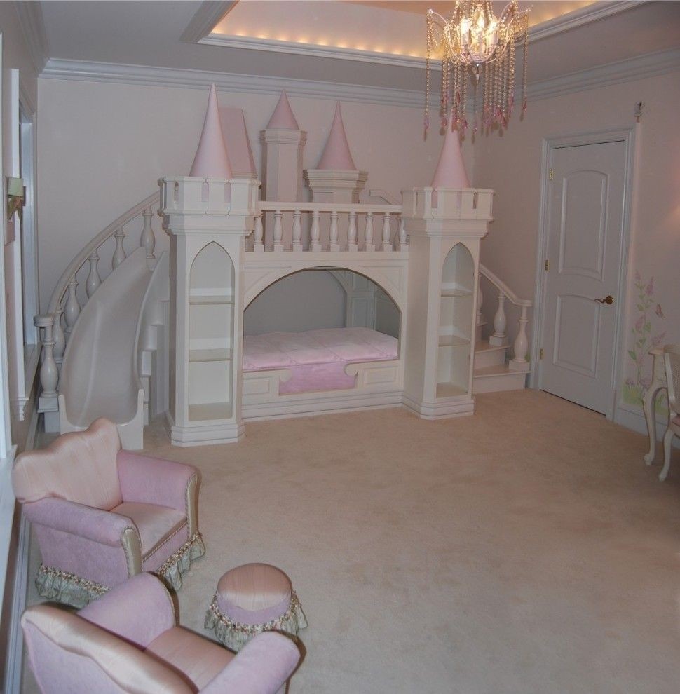 Girls little princess castle loft bed is very little little