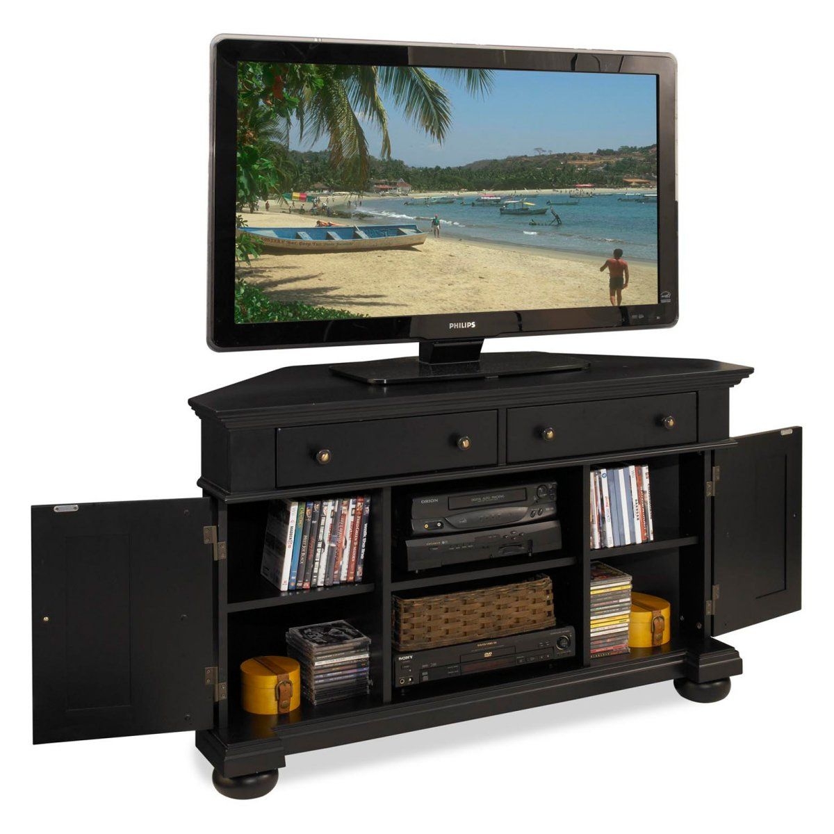 mission style tv stand target