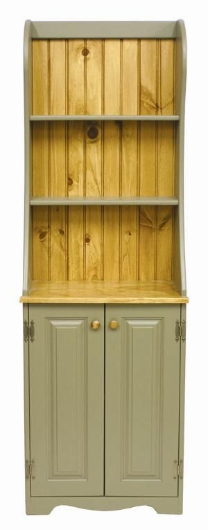 Amish pine bakers rack hutch